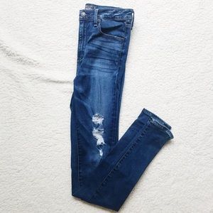 Abercrombie & Fitch High Rise Super Skinny Jeans